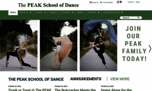 Thepeakschoolofdance.com thumbnail