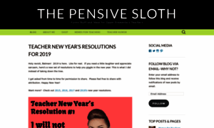 Thepensivesloth.com thumbnail