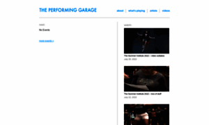 Theperforminggarage.org thumbnail