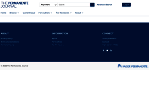 Thepermanentejournal.org thumbnail