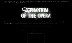 Thephantomoftheopera-1925.com thumbnail