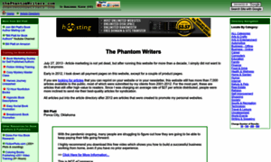 Thephantomwriters.com thumbnail