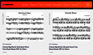 Thepianonotes.com thumbnail
