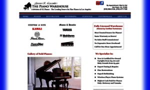 Thepianowarehouse.com thumbnail