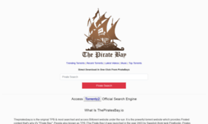 Thepiratebayorg.in thumbnail