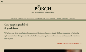 Theporchrestaurant.com thumbnail