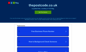 Thepostcode.co.uk thumbnail
