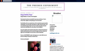 Thepreemieexperiment.blogspot.com thumbnail