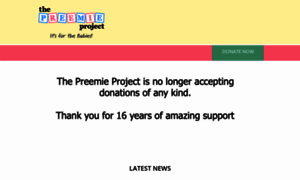 Thepreemieproject.com thumbnail