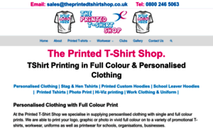 Theprintedtshirtshop.co.uk thumbnail