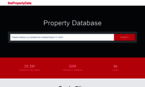 Thepropertydata.com thumbnail