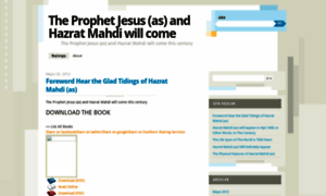 Theprophetjesusandhazratmahdiwillcomethiscentur.wordpress.com thumbnail