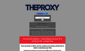 Theproxy.to thumbnail