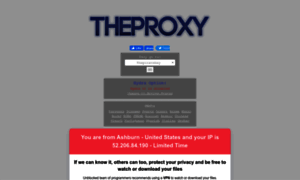 Theproxy.ws thumbnail