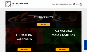 Thepureindianstore.com thumbnail