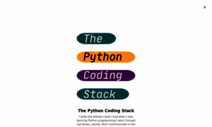 Thepythoncodingstack.com thumbnail