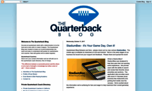 Thequarterbackblog.com thumbnail