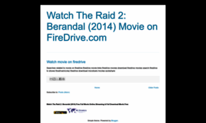 Theraid2berandal2014onfiredrive.blogspot.com thumbnail