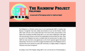 Therainbowprojectph.wordpress.com thumbnail