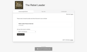 Therebelleader.acuityscheduling.com thumbnail