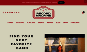 Therecordmachine.co thumbnail