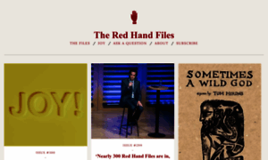 Theredhandfiles.com thumbnail