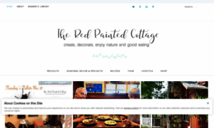 Theredpaintedcottage.com thumbnail