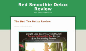 Theredsmoothiedetoxreview.com thumbnail