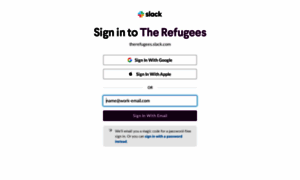 Therefugees.slack.com thumbnail