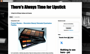 Theresalwaystimeforlipstick.com thumbnail