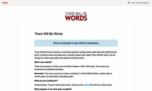 Therewillbewords.submittable.com thumbnail