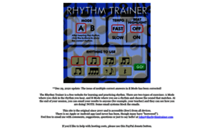 Therhythmtrainer.com thumbnail