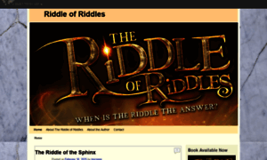 Theriddleofriddles.com thumbnail
