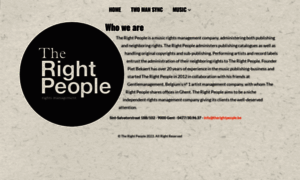 Therightpeople.be thumbnail