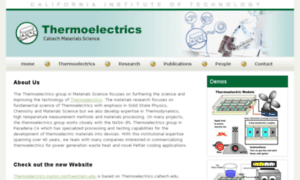 Thermoelectrics.caltech.edu thumbnail