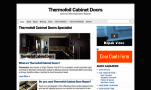 Thermofoilcabinetdoors.com thumbnail