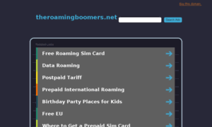 Theroamingboomers.net thumbnail