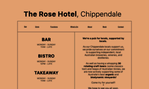 Therosehotel.com.au thumbnail