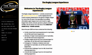 Therugbyleagueexperience.com.au thumbnail