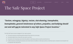 Thesafespaceproject.weebly.com thumbnail