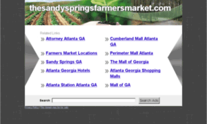 Thesandyspringsfarmersmarket.com thumbnail