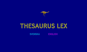 Thesauruslex.com thumbnail