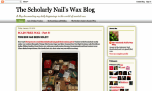 Thescholarlywaxblog.blogspot.com thumbnail