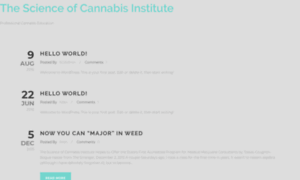 Thescienceofcannabisinstitute.com thumbnail