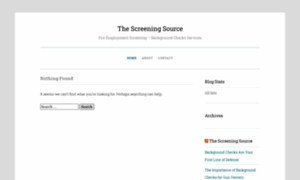 Thescreeningsource.wordpress.com thumbnail