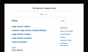 Thesecretatreasurehunt.wordpress.com thumbnail