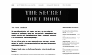 Thesecretdietbook.com thumbnail