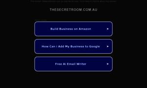 Thesecretroom.com.au thumbnail