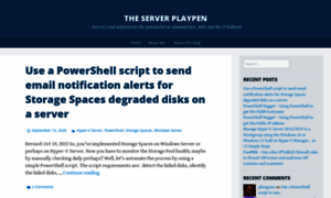 Theserverplaypen.wordpress.com thumbnail