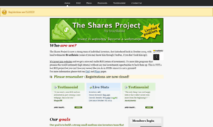 Thesharesproject.info thumbnail